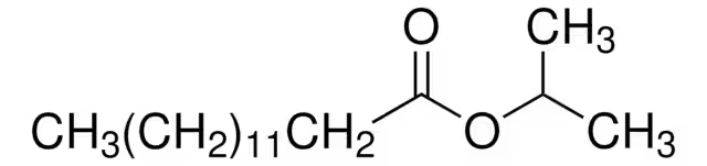 Isopropyl myristate structure, CAS 110-27-0