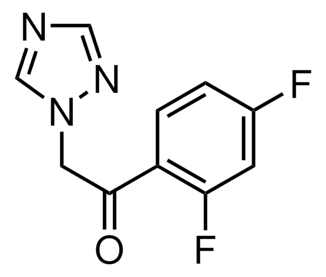 2',4'-Difluoro-2-(1H-1,2,4-triazol-1-yl)acetophenone structure, CAS 86404-63-9