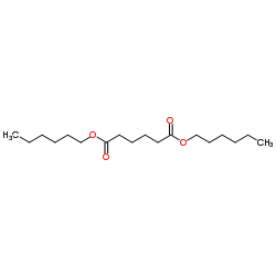 Dihexyl adipate structure, CAS 110-33-8