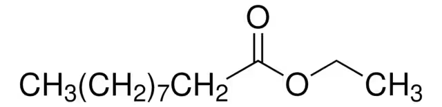 Ethyl caprate structure, CAS 110-38-3