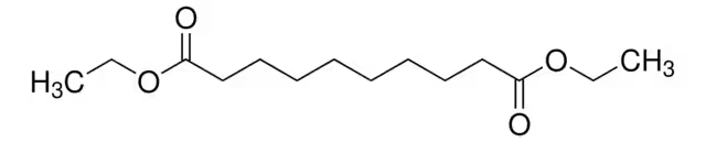 Diethyl sebacate structure, CAS 110-40-7