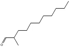 2-Methylundecanal structure, CAS 110-41-8