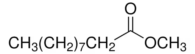 Methyl decanoate structure, CAS 110-42-9