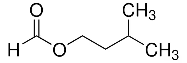 Isopentyl formate structure, CAS 110-45-2