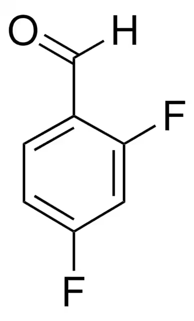2,4-Difluorobenzaldehyde structure, CAS 1550-35-2