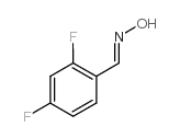 2,4-Difluorobenzaldehyde oxime structure, CAS 247092-11-1