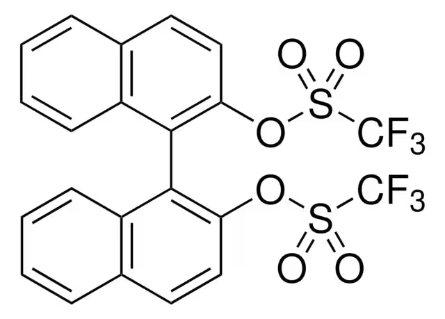 (R)-1,1'-Binaphthyl-2,2'-diyl bis(trifluoromethane)sulphonate structure, CAS 128575-34-8
