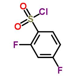 2,4-Difluorobenzenesulphonyl chloride structure, CAS 13918-92-8