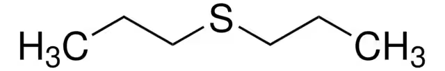Propyl sulfide structure, CAS 111-47-7