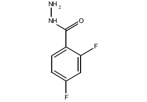 2,4-Difluorobenzoic acid hydrazide structure, CAS 118737-62-5