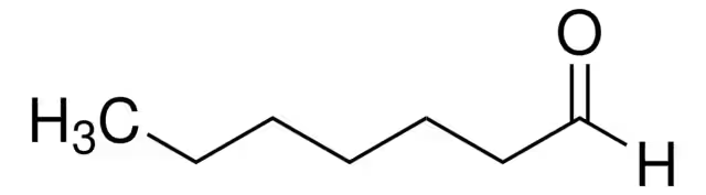 Heptaldehyde structure, CAS 111-71-7