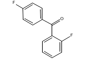2,4'-Difluorobenzophenone structure, CAS 342-25-6