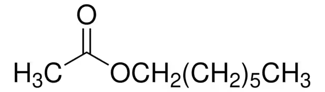 Heptyl acetate structure, CAS 112-06-1