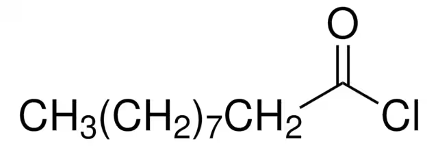 Decanoyl chloride structure, CAS 112-13-0