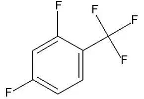 2,4-Difluorobenzotrifluoride structure, CAS 64248-61-9