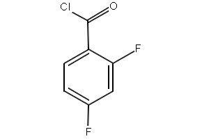 2,4-Difluorobenzoyl chloride structure, CAS 72482-64-5