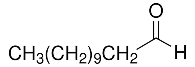 Dodecyl aldehyde structure, CAS 112-54-9