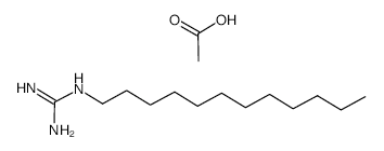 Dodecylguanidine structure, CAS 112-65-2