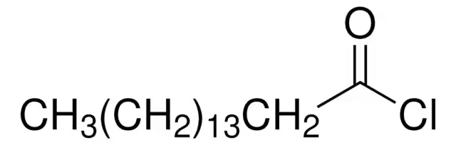 Palmitoyl chloride structure, CAS 112-67-4