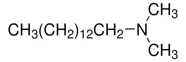 N,N-Dimethyltetradecylamine structure, CAS 112-75-4