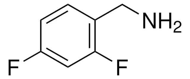 2,4-Difluorobenzylamine structure, CAS 72235-52-0