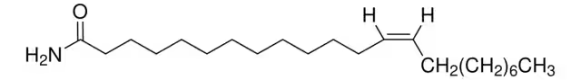 Erucylamide structure, CAS 112-84-5
