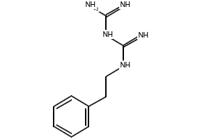 Phenformin structure, CAS 114-86-3