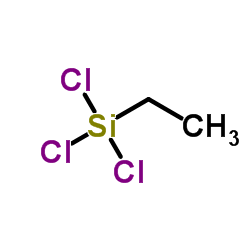 Ethyltrichlorosilane structure, CAS 115-21-9