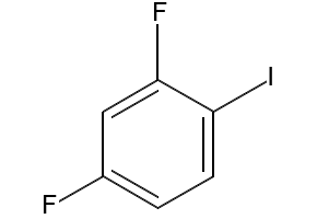 2,4-Difluoroiodobenzene structure, CAS 2265-93-2