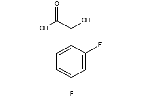 2,4-Difluoromandelic acid structure, CAS 132741-30-1