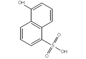 1-Naphthol-5-sulfonic acid structure, CAS 117-59-9