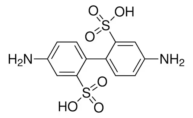 Benzidine-2,2'-disulphonic acid structure, CAS 117-61-3