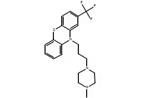 Trifluoperazine structure, CAS 117-89-5