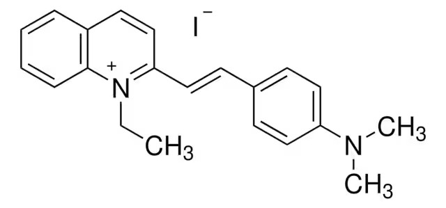 Quinaldine Red structure, CAS 117-92-0