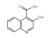 3-Hydroxyquinoline-4-carboxylic acid structure, CAS 118-13-8