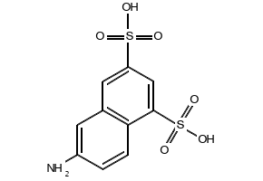 2-Naphthylamine-5,7-disulfonic acid structure, CAS 118-33-2