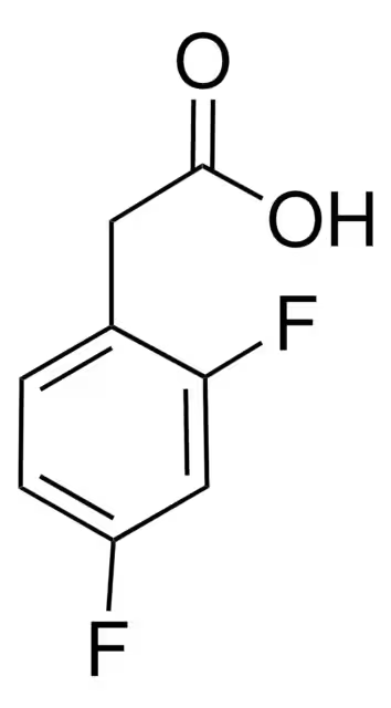 2,4-Difluorophenylacetic acid structure, CAS 81228-09-3
