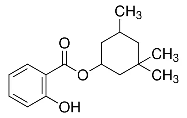 Homosalate structure, CAS 118-56-9