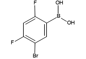 2,4-Difluorophenylboronic acid structure, CAS 144025-03-6