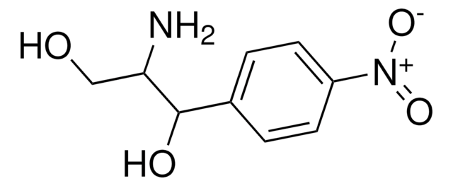 2-Amino-1-(4-nitrophenyl)-1,3-propanediol structure, CAS 119-62-0