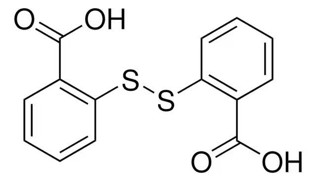 2,2'-Dithiosalicylic acid structure, CAS 119-80-2