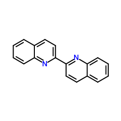 2,2'-Biquinoline structure, CAS 119-91-5