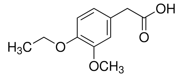 4-Ethoxy-3-methoxyphenylacetic acid structure, CAS 120-13-8