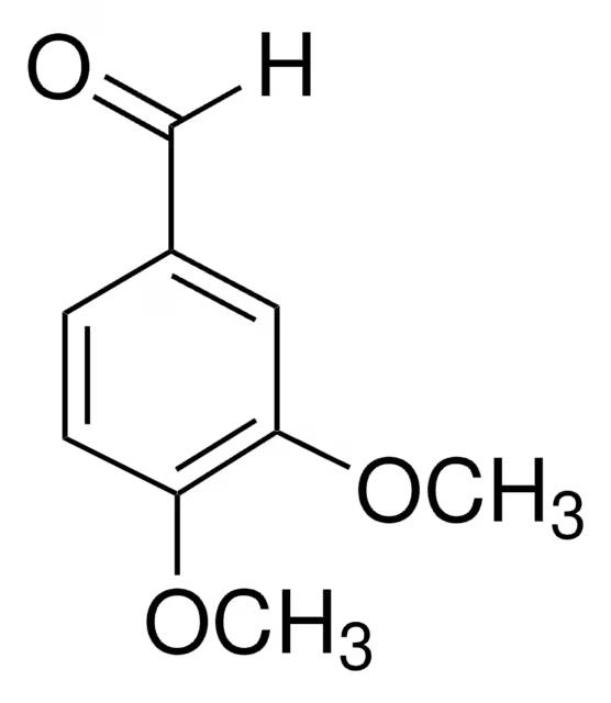 Veratraldehyde structure, CAS 120-14-9