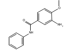 3-Amino-4-methoxybenzanilide structure, CAS 120-35-4