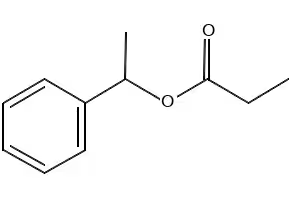 1-Phenylethyl propionate structure, CAS 120-45-6