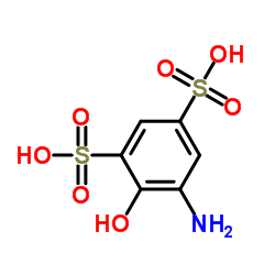 5-Amino-4-hydroxybenzene-1,3-disulphonic acid structure, CAS 120-98-9