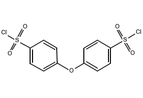 4,4'-Bis(chlorosulfonyl)diphenyl ether structure, CAS 121-63-1