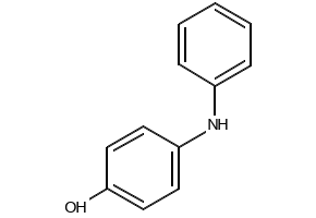 4-Hydroxydiphenylamine structure, CAS 122-37-2