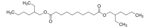 Dioctyl sebacate structure, CAS 122-62-3